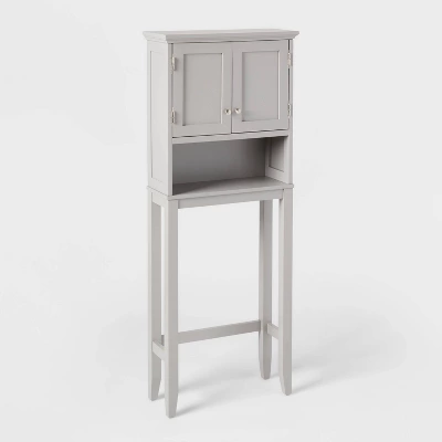 Wood Space Saver Etagere Gray - Threshold™ 1 Wood Space Saver Etagere Gray - Threshold™