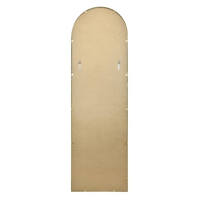 20" X 65" Arched Metal Leaner Mirror Brass - Threshold™ 3 20" X 65" Arched Metal Leaner Mirror Brass - Threshold™ - Image 3