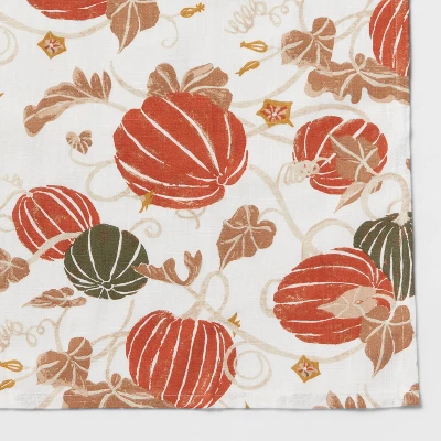 60"x84" Tablecloth 'Pumpkin' - Threshold™ 2 60"x84" Tablecloth 'Pumpkin' - Threshold™ - Image 2