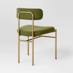Orion Luxe Dining Chair With Brass Legs Olive Green Velvet - Threshold™ 8 Orion Luxe Dining Chair With Brass Legs Olive Green Velvet - Threshold™ -Threshold GUEST bd8c2c24 3b6e 489d 8089 ea0e4734f388
