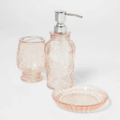 Glass Soap/Lotion Dispenser Blush - Threshold™ -Threshold GUEST bdef1ed8 3069 405d aab6 f2b1322be58b