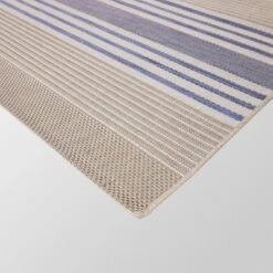 Sand Stripe Outdoor Rug Blue - Threshold™ -Threshold GUEST be5a23a4 e4eb 4a24 99a5 fd53a8d6e784