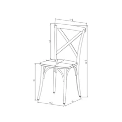 Set Of 2 Malden French Bistro Dining Chair Black - Threshold™ 12 Set Of 2 Malden French Bistro Dining Chair Black - Threshold™ -Threshold GUEST be93dcf6 6a27 4d9e 83a8 3927be01d462