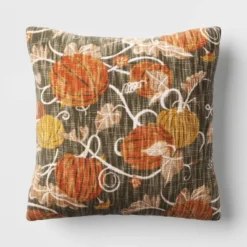 Printed Pumpkin Square Throw Pillow - Threshold™ 9 Printed Pumpkin Square Throw Pillow - Threshold™ -Threshold GUEST bf4d1b20 b462 4543 9090 f812794020c1