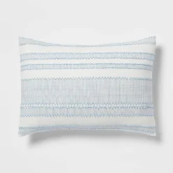 8pc Clipped Jacquard Stripe Comforter Bedding Set - Threshold™ -Threshold GUEST c050e4cf d0b1 400a b741 dc45f1c588bc