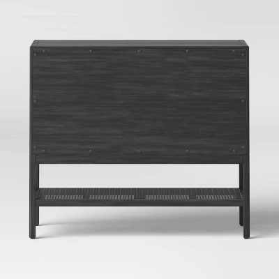 Minsmere 2 Door Cabinet - Black - Threshold™ 3 Minsmere 2 Door Cabinet - Black - Threshold™ - Image 3
