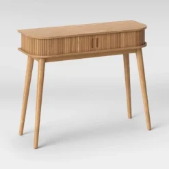 Adelpha Console Table With Sliding Doors Natural - Threshold™ -Threshold GUEST c17ebbd4 8bea 47bc 9277 0dea41baa223