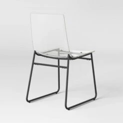 2pk Laurel Acrylic Dining Chairs With Metal Legs - Threshold™ -Threshold GUEST c2f7c81f 5a0a 40d7 8bb3 aa599f7fad3b