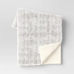 Tipped Snow Leopard Faux Fur Reversible Throw Blanket - Threshold™ 10 Tipped Snow Leopard Faux Fur Reversible Throw Blanket - Threshold™ -Threshold GUEST c303768f cfca 4ae0 bbca c059d0efc6f0