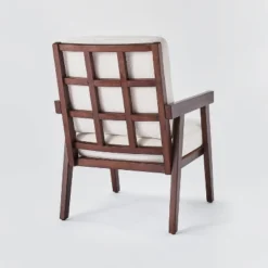 Grantsville Wood Frame Accent Chair With Grid Back - Threshold™ Designed With Studio McGee 8 Grantsville Wood Frame Accent Chair With Grid Back - Threshold™ Designed With Studio McGee -Threshold GUEST c413361e a903 45e3 9f19 7ac166bd22f3