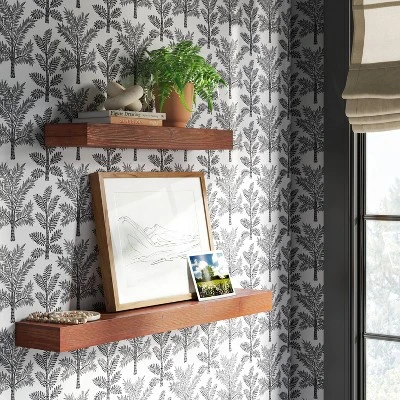 24" Floating Wood Shelf - Threshold™ 1 24" Floating Wood Shelf - Threshold™