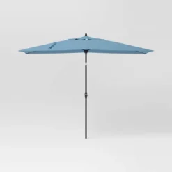 10'x6' Rectangular Market Patio Umbrella - Light Wood Pole - Threshold™ 38 10'x6' Rectangular Market Patio Umbrella - Light Wood Pole - Threshold™ -Threshold GUEST c46bc4f9 3f32 402d 915a b7c729e3726b