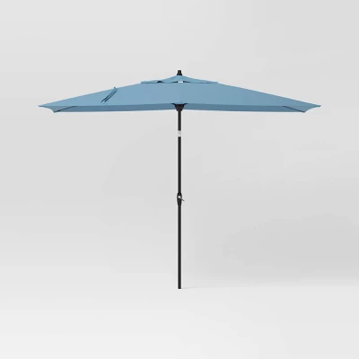 10'x6' Rectangular Market Patio Umbrella - Light Wood Pole - Threshold™ 19 10'x6' Rectangular Market Patio Umbrella - Light Wood Pole - Threshold™ - Image 19