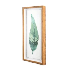 (Set Of 3) 28"x12" Framed Leaves Decorative Wall Art White - Threshold™ -Threshold GUEST c5e9b8e6 0d03 4546 a2ff 5780b3b021fd