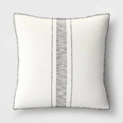 Oversized Placed Striped Square Throw Pillow - Threshold™ -Threshold GUEST c66db2e9 a928 40d0 937e 3fed7fbab407