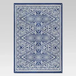 Tapestry Outdoor Rug Blue - Threshold -Threshold GUEST c6cb82bb 0559 4b3f b038 183ae21d9aeb