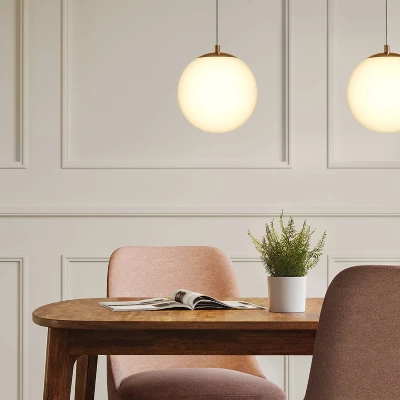 Globe Pendant White - Threshold™ 2 Globe Pendant White - Threshold™ - Image 2