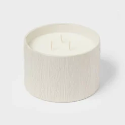 Textured Straight Side Ceramic Vanilla Pumpkin Candle White - Threshold™ 8 Textured Straight Side Ceramic Vanilla Pumpkin Candle White - Threshold™ -Threshold GUEST c83f7ca8 e5f6 4819 98d2 08162f587614