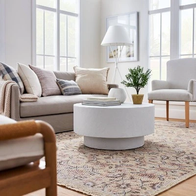 Rockland Hand Knotted Distressed Persian Style Rug Ivory - Threshold™ Designed With Studio McGee 1 Rockland Hand Knotted Distressed Persian Style Rug Ivory - Threshold™ Designed With Studio McGee