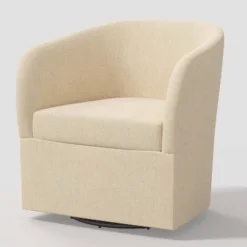 Rhea Swivel Chair In Linen - Threshold™ 16 Rhea Swivel Chair In Linen - Threshold™ -Threshold GUEST cc2b35c7 46f8 42eb a629 c7ddc109ae85