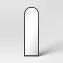 20" X 65" Arch Floor Mirror Black - Threshold™ -Threshold GUEST ccec08b3 b4b4 4070 ba4b b772a5a4c311