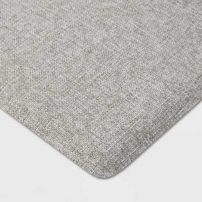 30" X 18" Basketweave Comfort Mat Gray - Threshold™ 2 30" X 18" Basketweave Comfort Mat Gray - Threshold™ - Image 2