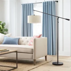 Cantilever Drop Pendant Swing Arm Floor Lamp Brown - Threshold™ 11 Cantilever Drop Pendant Swing Arm Floor Lamp Brown - Threshold™ -Threshold GUEST cd0c3cb9 dbb5 466d 9069 486b7c8203dd