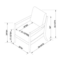Park Valley Ladder Back Wood Arm Accent Chair - Threshold™ Designed With Studio McGee 13 Park Valley Ladder Back Wood Arm Accent Chair - Threshold™ Designed With Studio McGee -Threshold GUEST ce32bc3c bd47 42a8 bac8 4fae9f0aa812