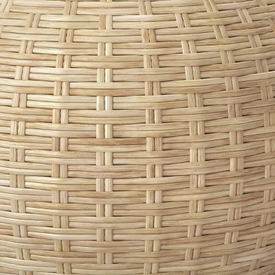 Avens Round Natural Caned Ottoman - Threshold™ 3 Avens Round Natural Caned Ottoman - Threshold™ - Image 3