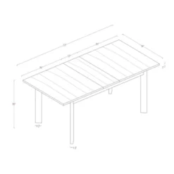 Bombelli Modern Extendable Dining Table Black - Threshold™ -Threshold GUEST d055b2d2 601c 4c8f ab77 0d8884e1a723