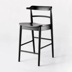 Kaysville Curved Back Wood Counter Height Barstool - Threshold™ Designed With Studio McGee -Threshold GUEST d21e6bf0 f7dc 462d b6fb 696cfe37d8fe