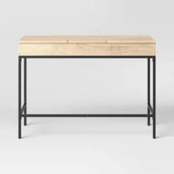 Loring Wood Writing Desk With Drawers And Charging Station - Threshold™ -Threshold GUEST d4bf598b 8e6f 4420 8439 4adbc964602e