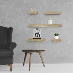 Set Of 5 Wall Shelf Natural - Project 62™ 7 Set Of 5 Wall Shelf Natural - Project 62™ -Threshold GUEST d882c438 66df 4701 aa13 e4172710e1dc