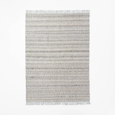 Bayside Indoor/Outdoor Rug Heathered Gray - Threshold™ Designed With Studio McGee 5 Bayside Indoor/Outdoor Rug Heathered Gray - Threshold™ Designed With Studio McGee - Image 5