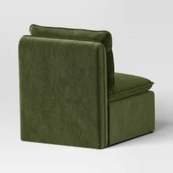 Haven Velvet Modular French Seam Sofa Chair Dark Green - Threshold™ 6 Haven Velvet Modular French Seam Sofa Chair Dark Green - Threshold™ -Threshold GUEST db0036a6 d5c7 4235 8cdb 3f004594e8ef
