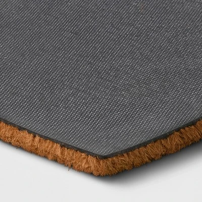 1'6"x2'6" Oh Hello Doormat Natural - Threshold™ 3 1'6"x2'6" Oh Hello Doormat Natural - Threshold™ - Image 3