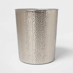 Solid Hammered Wastebasket - Threshold 8 Solid Hammered Wastebasket - Threshold -Threshold GUEST dbc00f62 6616 42db 9329 cd7c8d978912
