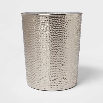 Solid Hammered Wastebasket - Threshold 4 Solid Hammered Wastebasket - Threshold - Image 4