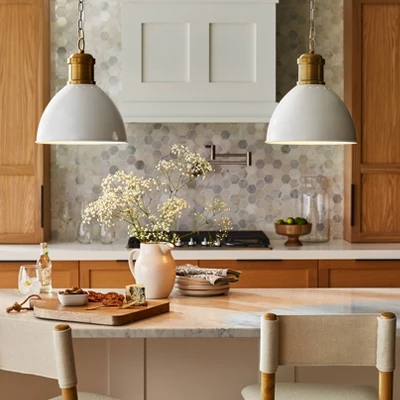 Metal Dome Pendant - Threshold™ Designed With Studio McGee 2 Metal Dome Pendant - Threshold™ Designed With Studio McGee - Image 2