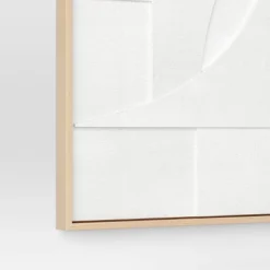 24" X 30" Dimensional II 3D Framed Wall Sculpture With Sand Texture - Threshold™ 5 24" X 30" Dimensional II 3D Framed Wall Sculpture With Sand Texture - Threshold™ -Threshold GUEST dbfb9a5b bef5 4d8b 8ef2 24736ff78d40