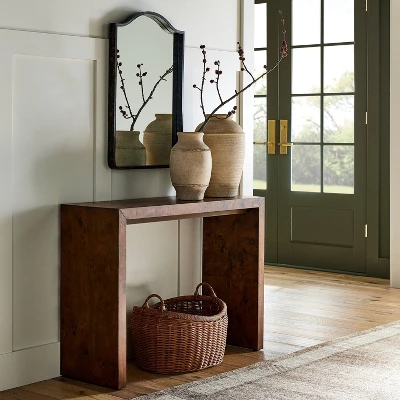 Ogden Burled Wood Console Table - Threshold™ Designed With Studio McGee 1 Ogden Burled Wood Console Table - Threshold™ Designed With Studio McGee