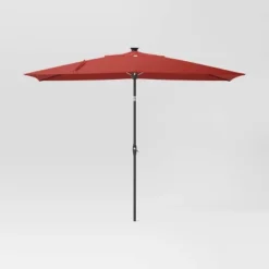 10'x6' Rectangular Solar Market Patio Umbrella - Black Pole - Threshold™ 15 10'x6' Rectangular Solar Market Patio Umbrella - Black Pole - Threshold™ -Threshold GUEST dd4e4665 468b 42bf a1cd 1873fd643d0c