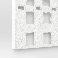 30" X 22" Metal And Paper Pulp Geometric Wall Sculpture Off-White - Threshold™ 5 30" X 22" Metal And Paper Pulp Geometric Wall Sculpture Off-White - Threshold™ -Threshold GUEST de5322d5 ec4b 4477 b177 3ceadc0d97b7