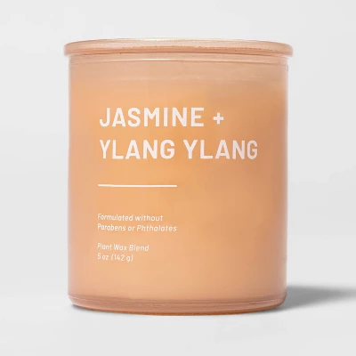 Glass Jar Jasmine And Ylang Candle Orange - Threshold™ 4 Glass Jar Jasmine And Ylang Candle Orange - Threshold™ - Image 4