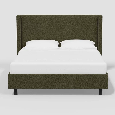 Austin Wingback Platform Bed In Tweed - Threshold™ 1 Austin Wingback Platform Bed In Tweed - Threshold™
