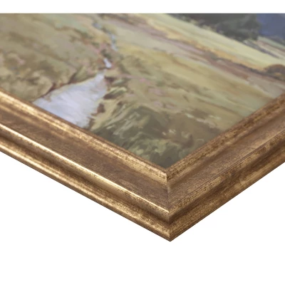 16" X 14" Summer Pasture Framed Wall Art Brass - Threshold™ Designed With Studio McGee 4 16" X 14" Summer Pasture Framed Wall Art Brass - Threshold™ Designed With Studio McGee - Image 4