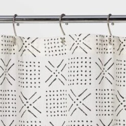 Shapes Shower Curtain White - Threshold™ 6 Shapes Shower Curtain White - Threshold™ -Threshold GUEST e38afc4b 73d9 4b36 99e0 d504cc95dd92