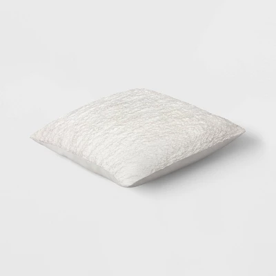 Woven Cotton Textured Square Throw Pillow - Threshold™ 2 Woven Cotton Textured Square Throw Pillow - Threshold™ - Image 2