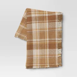 Raised Striped Boucle Plaid Throw Blanket - Threshold™ -Threshold GUEST e552560e a804 4b3c 8831 e33f03fe5adf