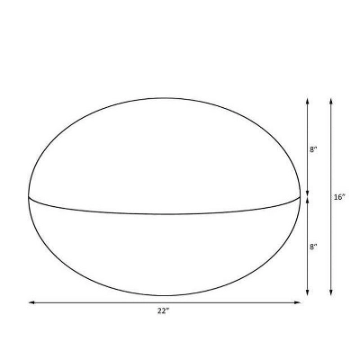 Cloverly Chunky Knit Pouf - Threshold 3 Cloverly Chunky Knit Pouf - Threshold - Image 3